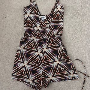 Boutique Geometric Tank Romper